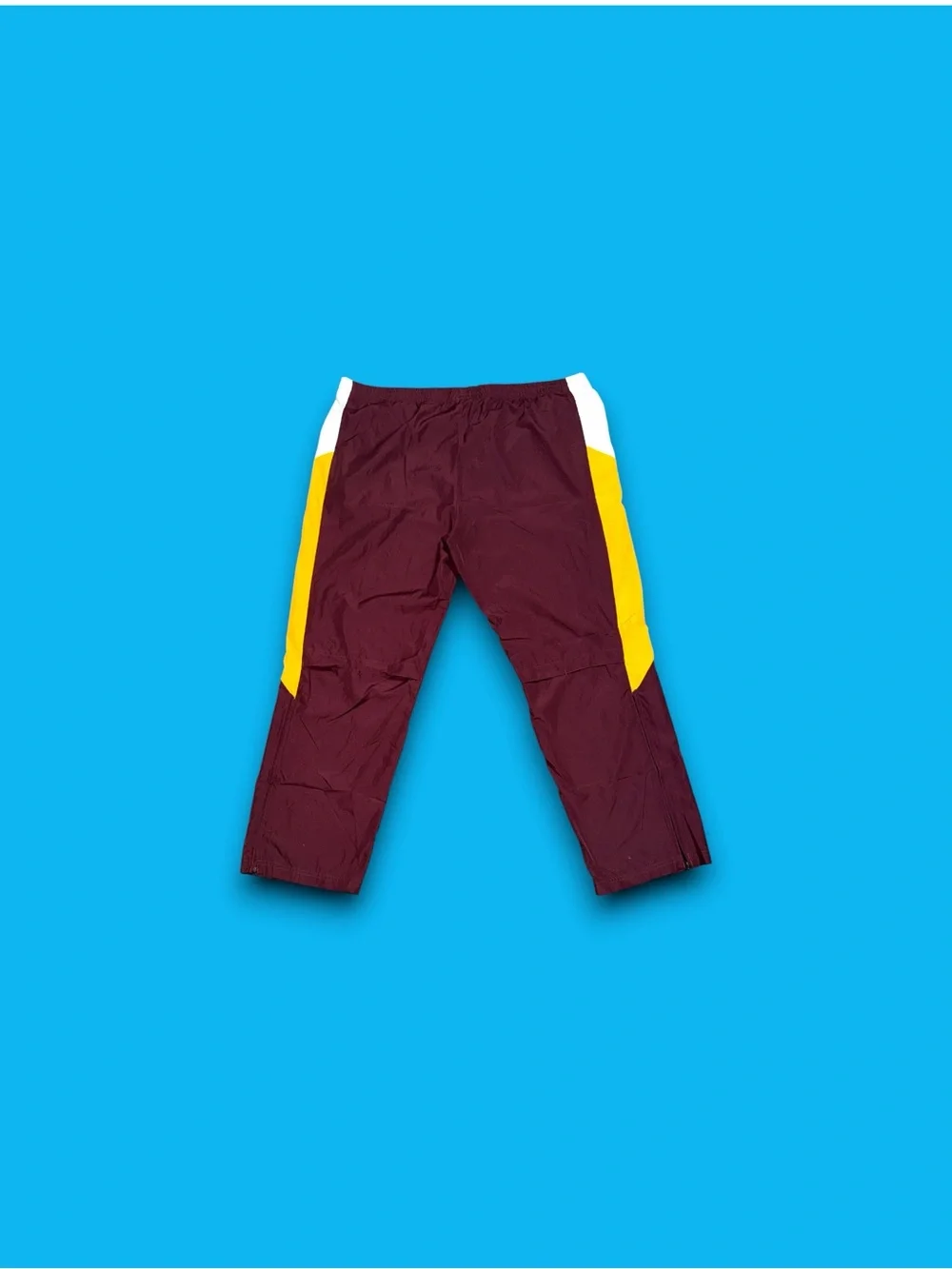 Arizona State ASU Sun Devils adidas NCAA wide leg track pants maroon mens 2XL